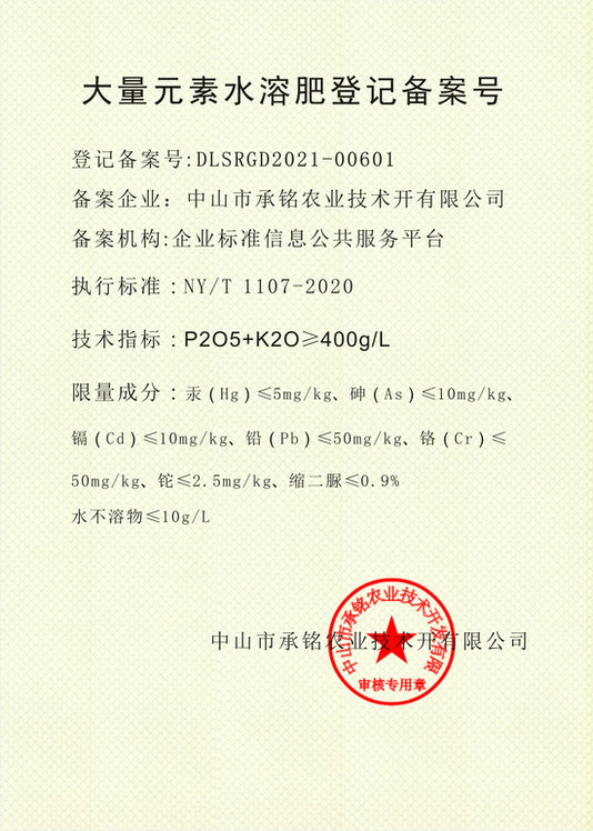 大量元素备案号3